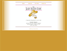 Tablet Screenshot of lazy-susan-cafe.com